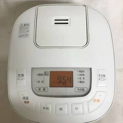 【北見市発】アイリスオーヤマ IRISOHYAMA ジャー炊飯器 KS-RC21M10-W 2022年製 白 5.5合 一人暮らし 新生活 引っ越し ⓶ (E3737wYM)の画像