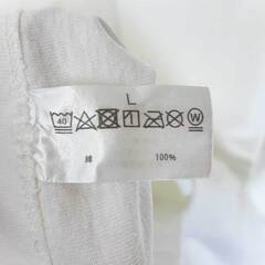 【未使用】Almond Surfboards & Design アーモンドサーフボードデザイン TWO FEET AND FIRRING 半袖 Tシャツ L ホワイト TS2107S ユニセックス USAコットンの画像