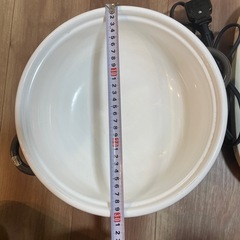 IHヒーター＋琺瑯鍋(30cm)セットの画像