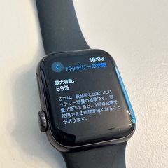 Apple Watch SE スペースグレイ40mmの画像