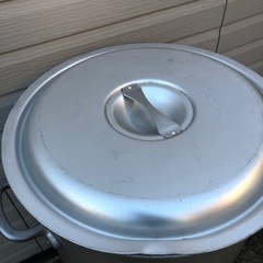 業務用アルミ寸胴鍋　蓋付き　の画像