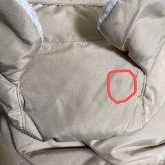 ベビー用フード付き防寒ケープの画像