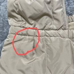 ベビー用フード付き防寒ケープの画像