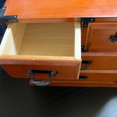 木製　引き出し収納
の画像