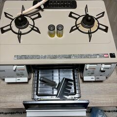 リンナイ　都市ガス　ガスコンロ　RT63WHT-Rの画像