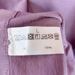 【未使用】Almond Surfboards & Design アーモンドサーフボードデザイン KEEP IT SMPLE EM8 半袖 Tシャツ L ピンク LS2140 ユニセックス USAコットンの画像