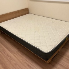 【95%新品】GOKUMIN マットレス 厚さ20cm 高反発マットレス (セミダブル/ホワイト) の画像