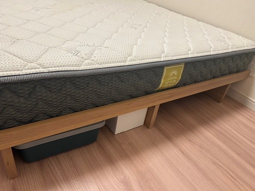 【95%新品】GOKUMIN マットレス 厚さ20cm 高反発マットレス (セミダブル/ホワイト)