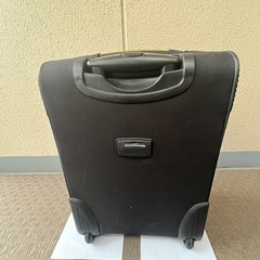 スーツケース 黒 機内持ち込み可 キャリーケース ブラック 布製の画像