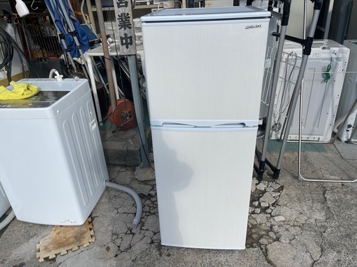 【リサイクルサービス八光】2021年製　アビテラックス　冷蔵庫 ホワイトストライプ AR-143E-W [138L /2ドア /右開きタイプ]