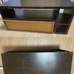 幅の長さ調整可能　テレビ台の画像