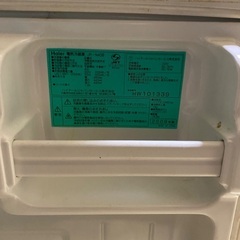 ハイアール小型冷蔵庫の画像