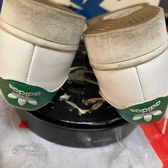 adidas】 アディダス　ホワイト　スニーカー　22.5cmの画像