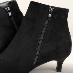 新品　未使用　ショートブーツ　黒　24cm の画像