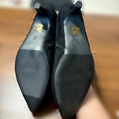 新品　未使用　ショートブーツ　黒　24cm の画像