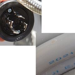 200V 50Hz アネスト岩田 オイルフリースクロールコンプレッサー SLP-22EFDM 2021年製 2.2kW 3馬力 動作確認済み 札幌市 清田区 平岡の画像