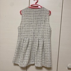 ツイードジャケット　ベストの画像