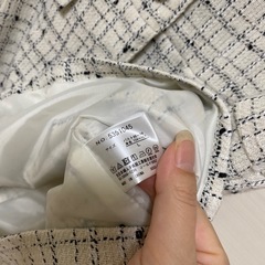 ツイードジャケット　ベストの画像