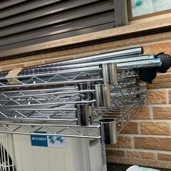 商談中 スチールラック　5段キャスター付き　高さ180  46*90の画像