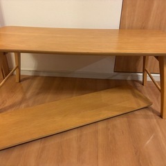 ニトリ木製センターテーブルの画像