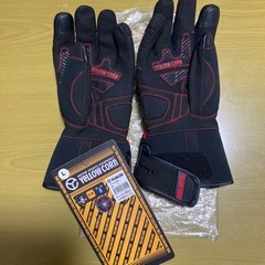 バイク用　手袋イエローコーンの画像