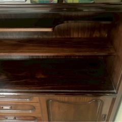 【0円受け渡し！/現地に取りに来れる方限定！】木製食器棚⑥の画像