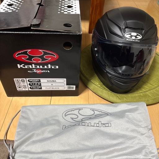 早さ優先】Kabuto SHUMA Mサイズマットブラック (黒須雄大) おゆみ野の