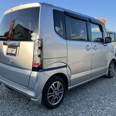 🉐車検長い！R9年9月23日！N-BOX！ドラレコ！フルセグTV、ナビ、Bluetooth！AW！乗って帰れます♪の画像