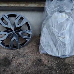 60系プリウス純正17インチスチールホイール&ホイールキャップ4本セット の画像