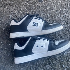 DC スニーカー ブラック/ホワイトの画像