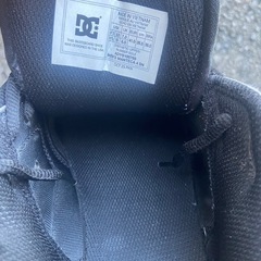 DC スニーカー ブラック/ホワイトの画像