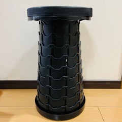 折りたたみ椅子 伸縮式 軽量 コンパクト 高さ調整可能 軽量 アウトドア 2個の画像