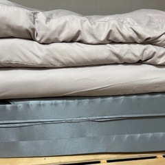 シングル布団セット無料✨ 敷き布団・掛け布団・マットタイプ敷ふとんの画像