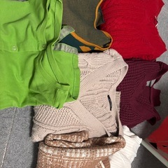 無料ニット系 冬服の画像