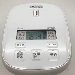 ss7953　タイガー 炊飯器 JBS-A055 3合炊き 2025年製 マットホワイト TIGER マイコンジャー炊飯器 炊きたて 白 小容量 炊飯ジャー 一人暮らし 炊飯器 中古の画像