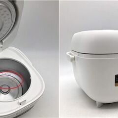 ss7953　タイガー 炊飯器 JBS-A055 3合炊き 2025年製 マットホワイト TIGER マイコンジャー炊飯器 炊きたて 白 小容量 炊飯ジャー 一人暮らし 炊飯器 中古の画像