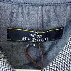 【未使用】HV POLO 半袖 ポロシャツ GLADES S ネイビー レディース 乗馬 馬術の画像