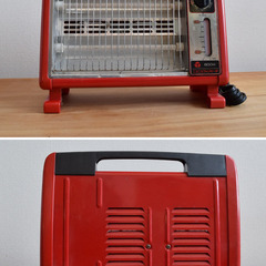 レトロ家電　電気ファンヒーターの画像