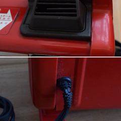 レトロ家電　電気ファンヒーターの画像