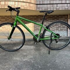 NO.②【メンテナンス済み】TREK　トレック　７.４FX　クロスバイク　グリーン ３×９の画像