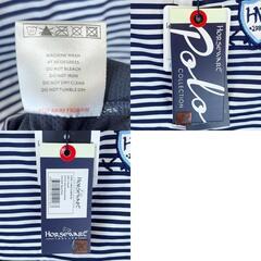 【未使用】HORSEWARE Eda Technical Polo 半袖ポロシャツ XS ネイビー レディース 乗馬 馬術の画像