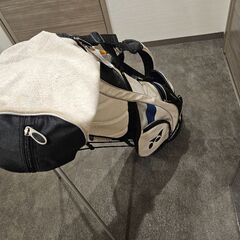 ゴルフバッグ差し上げます（革部分劣化あり）の画像