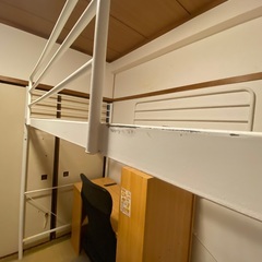 ニトリ オリジナルベッド ハイベッド セパタ　ホワイトの画像