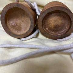 手作り　昔遊び　竹ぽっくりの画像