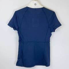 【未使用】NOEL ASMAR ノエルアスマール ポロシャツ 半袖 ライディングシャツ XS インディゴ AE2024 レディース 乗馬 馬術の画像