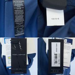 【未使用】NOEL ASMAR ノエルアスマール ポロシャツ 半袖 ライディングシャツ XS インディゴ AE2024 レディース 乗馬 馬術の画像