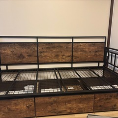 ニトリ　シングルベッド
の画像
