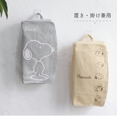 スヌーピーティッシュケースの画像