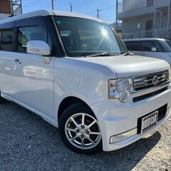 🉐車検付き！ムーヴコンテカスタム！ドラレコ！ETC！フルセグTV、ナビ！アルミホイール！乗って帰れます♪の画像