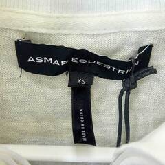 【未使用】NOEL ASMAR ノエルアスマール ハーフジップ 半袖 ライディングシャツ XS ヘザーグレー AE2046 レディース 乗馬 馬術の画像